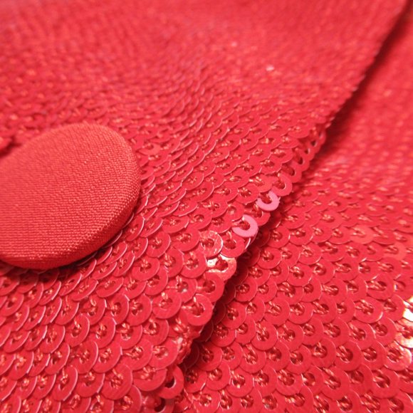 Anthropologie Maeve Sequin Blazer Dress Red - 2 Petite 2P - Picture 11 of 12